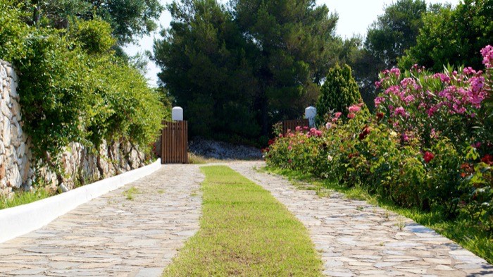 Villa Bougainvillea exterior, gardens and swimming pool — photo 1